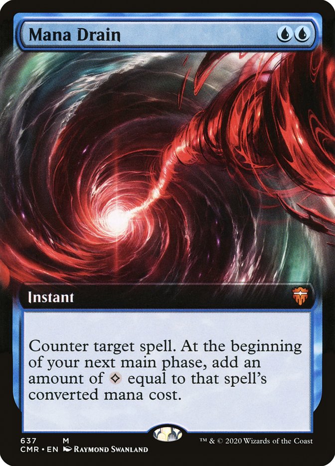 Mana Drain (Extended Art) [Commander Legends] | Gear Gaming Bentonville