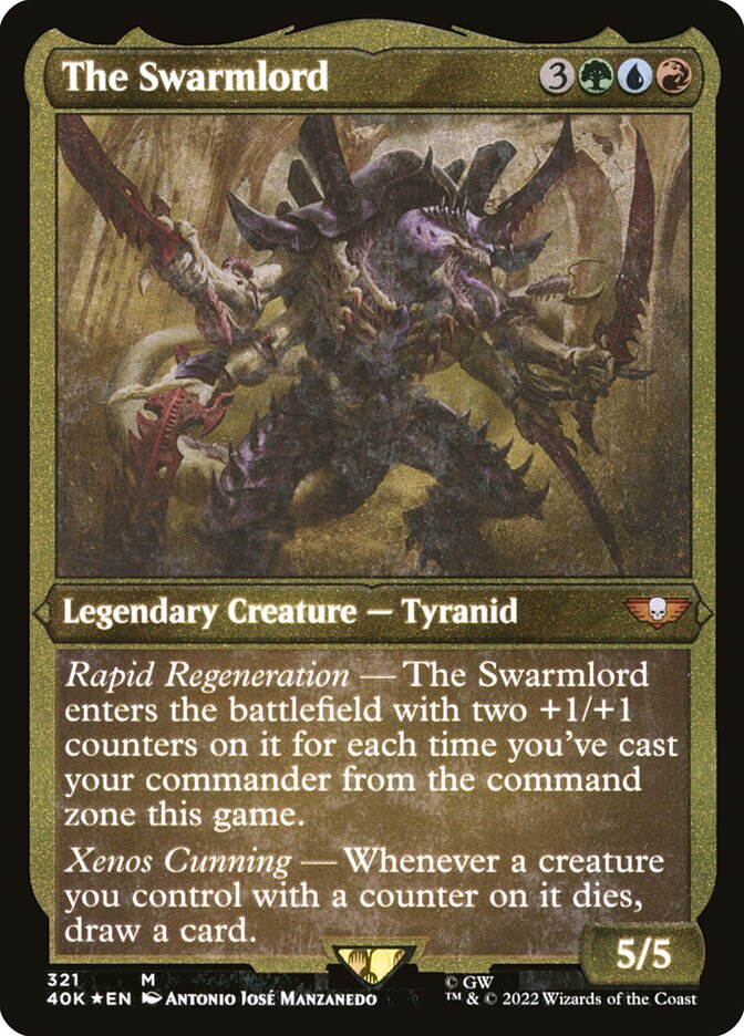 The Swarmlord (Display Commander) (Surge Foil) [Warhammer 40,000] | Gear Gaming Bentonville