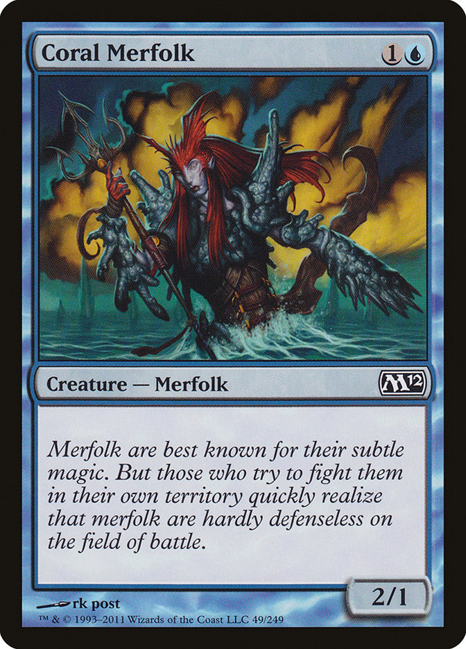 Coral Merfolk [Magic 2012] | Gear Gaming Bentonville