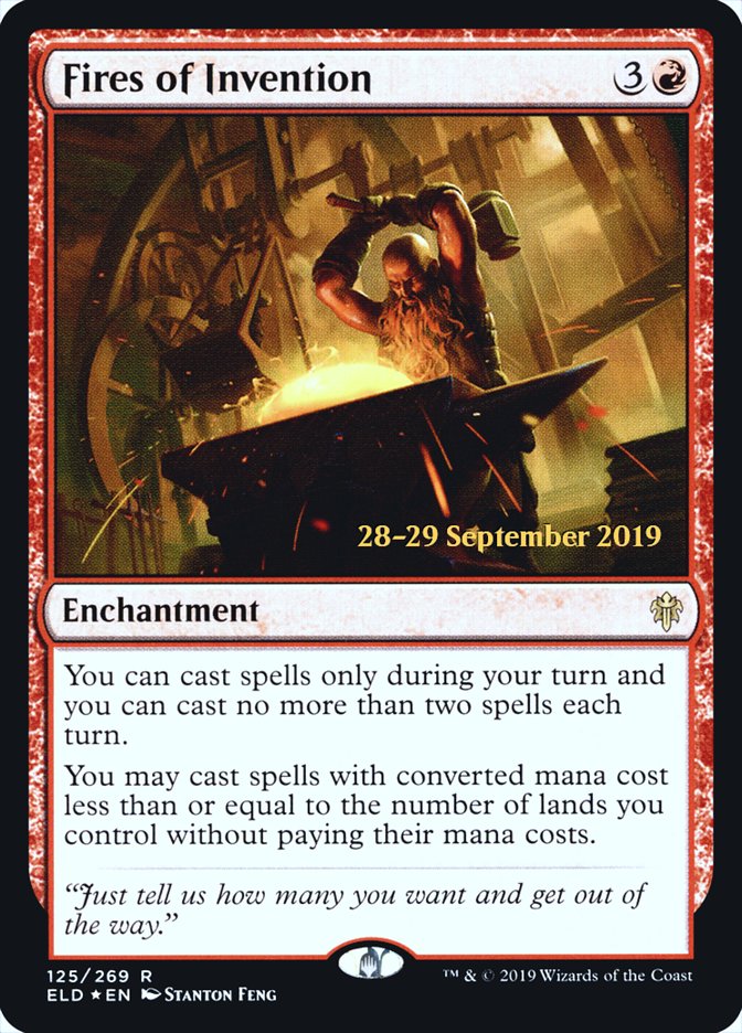 Fires of Invention [Throne of Eldraine Prerelease Promos] | Gear Gaming Bentonville