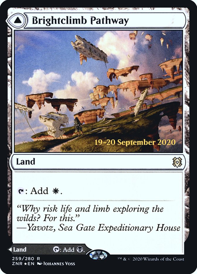 Brightclimb Pathway // Grimclimb Pathway [Zendikar Rising Prerelease Promos] | Gear Gaming Bentonville