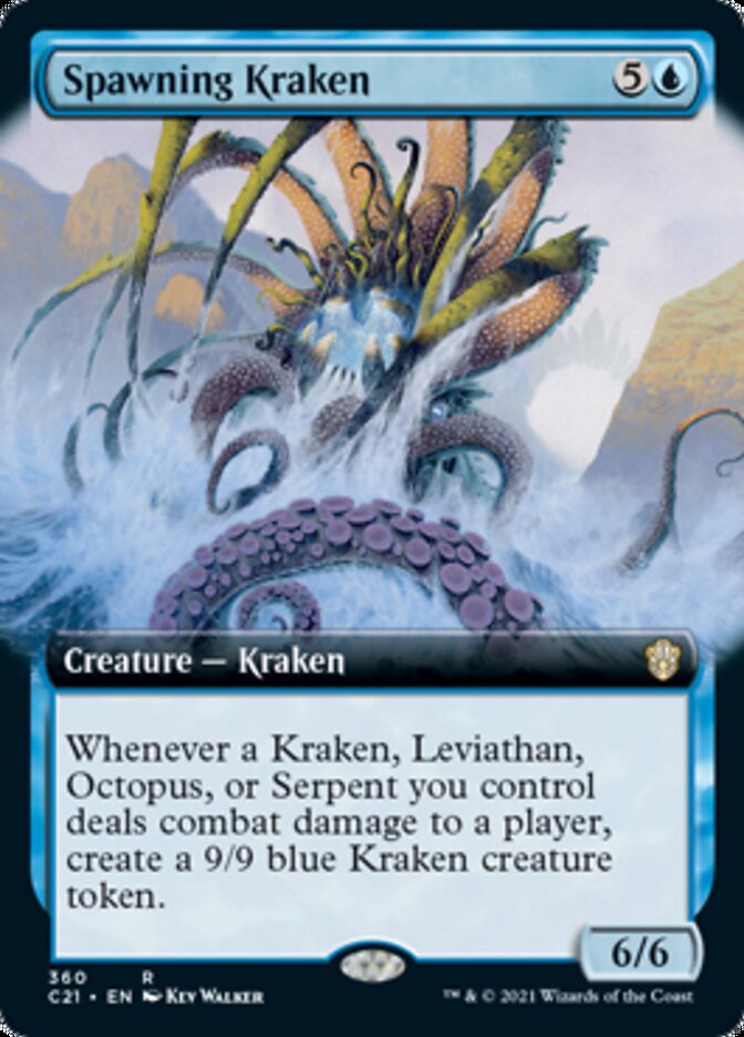 Spawning Kraken (Extended Art) [Commander 2021] | Gear Gaming Bentonville