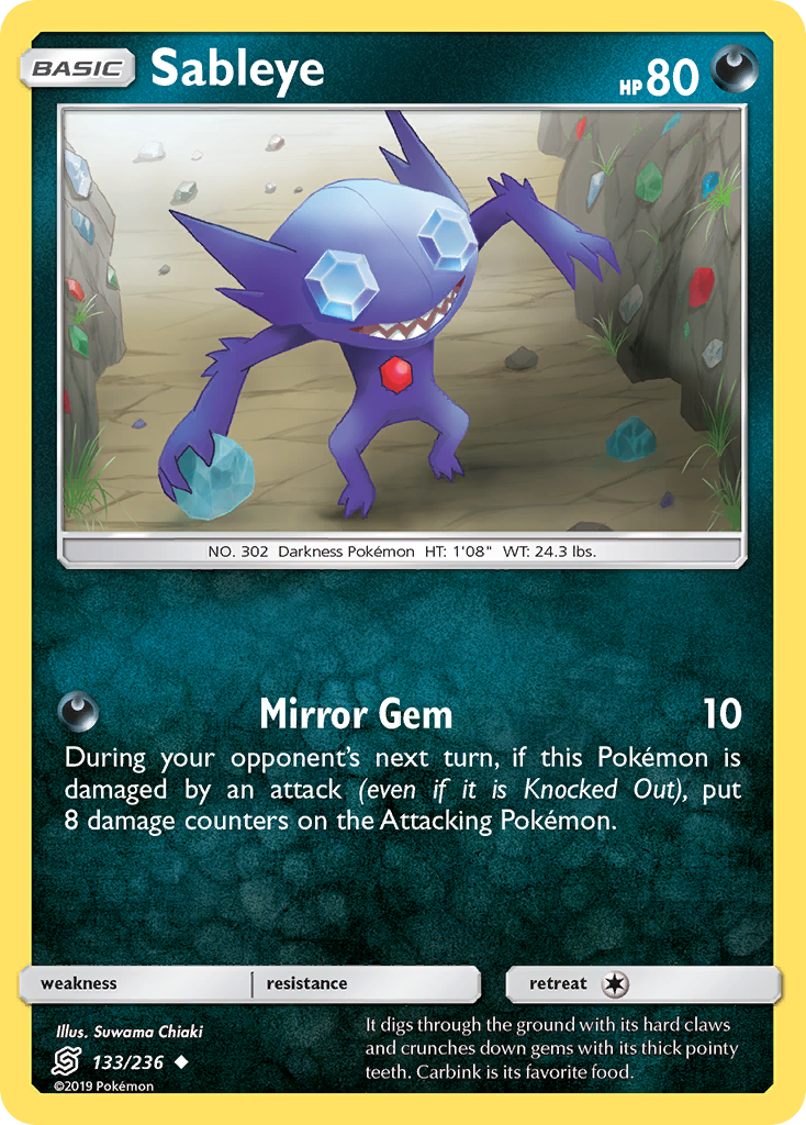 Sableye (133/236) [Sun & Moon: Unified Minds] | Gear Gaming Bentonville