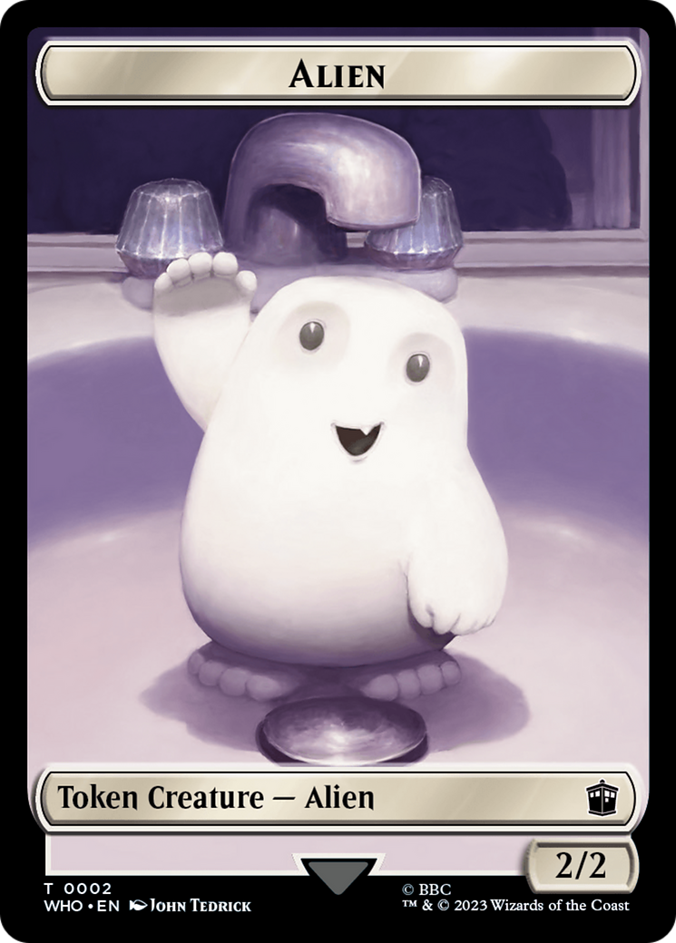 Alien // Treasure (0031) Double-Sided Token [Doctor Who Tokens] | Gear Gaming Bentonville