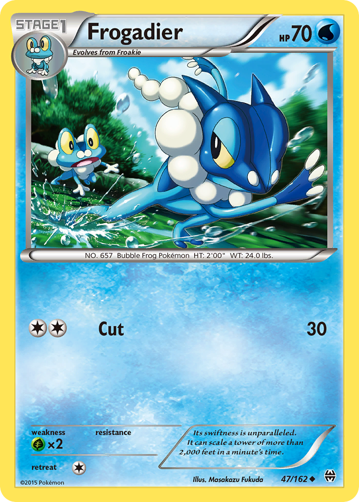 Frogadier (47/162) [XY: BREAKthrough] | Gear Gaming Bentonville