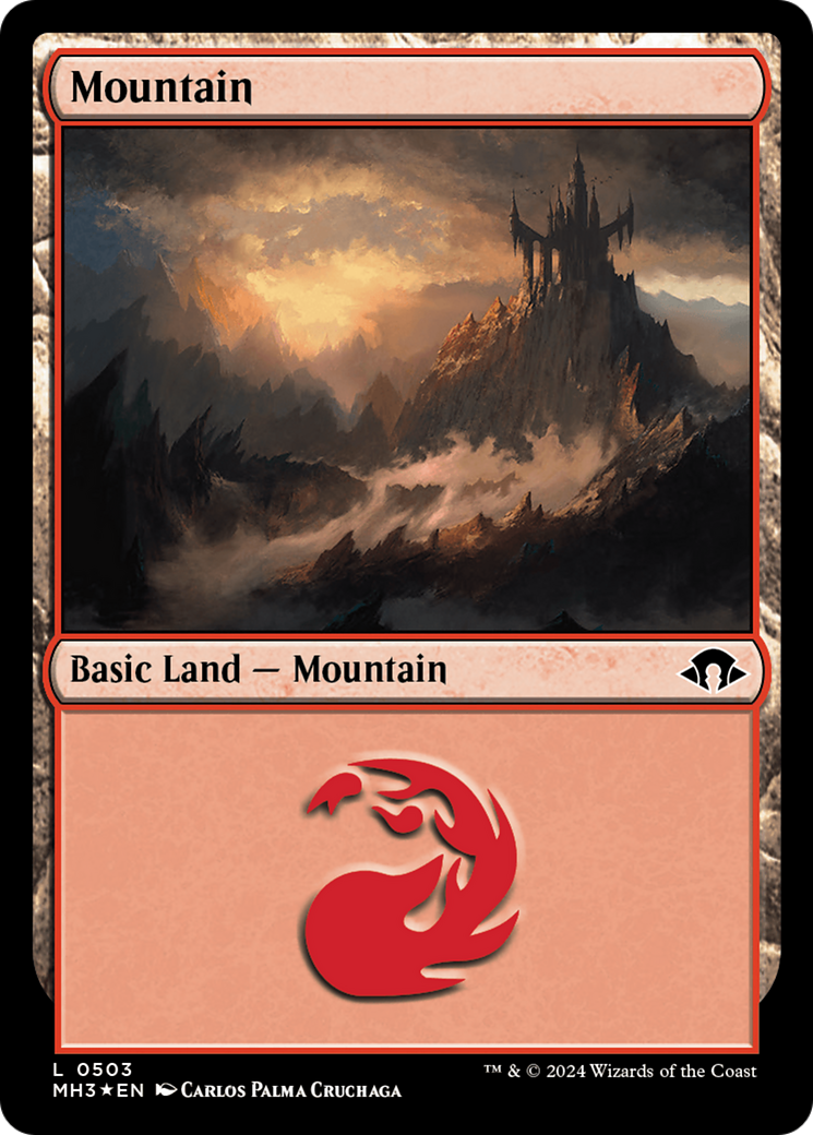 Mountain (0503) (Ripple Foil) [Modern Horizons 3] | Gear Gaming Bentonville