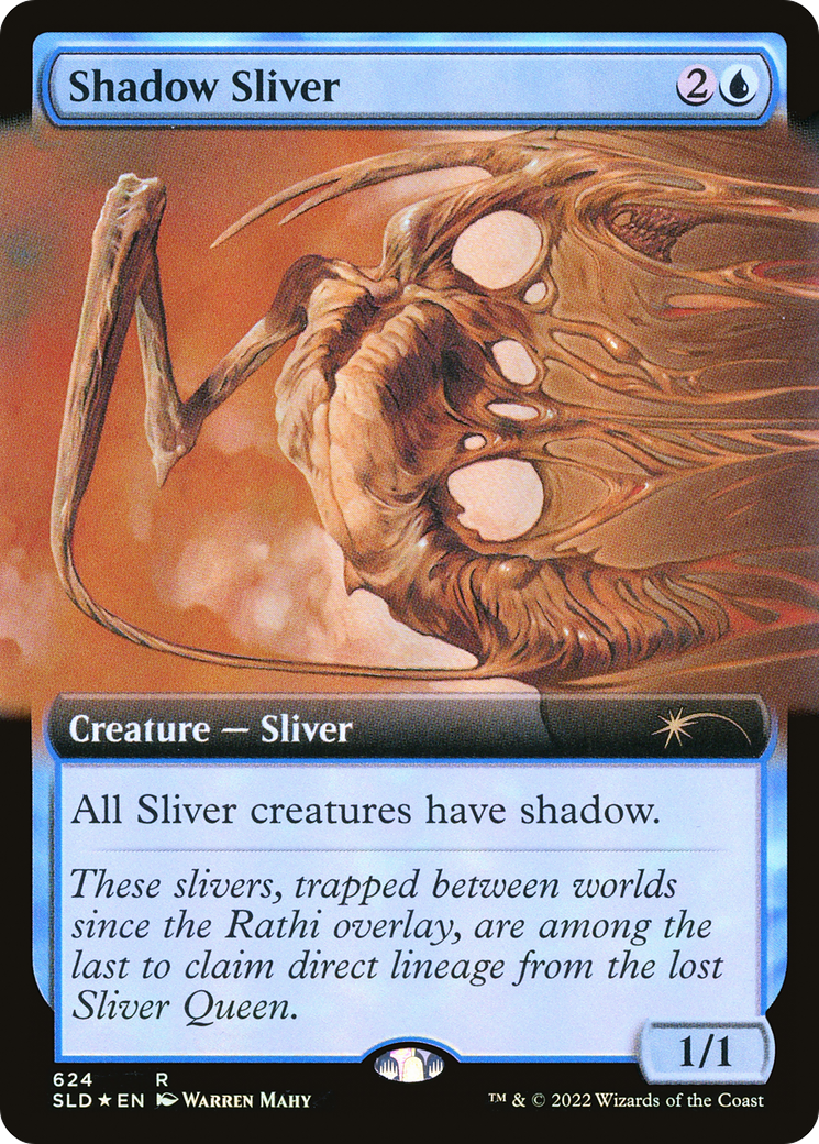 Shadow Sliver (Extended Art) [Secret Lair Drop Promos] | Gear Gaming Bentonville