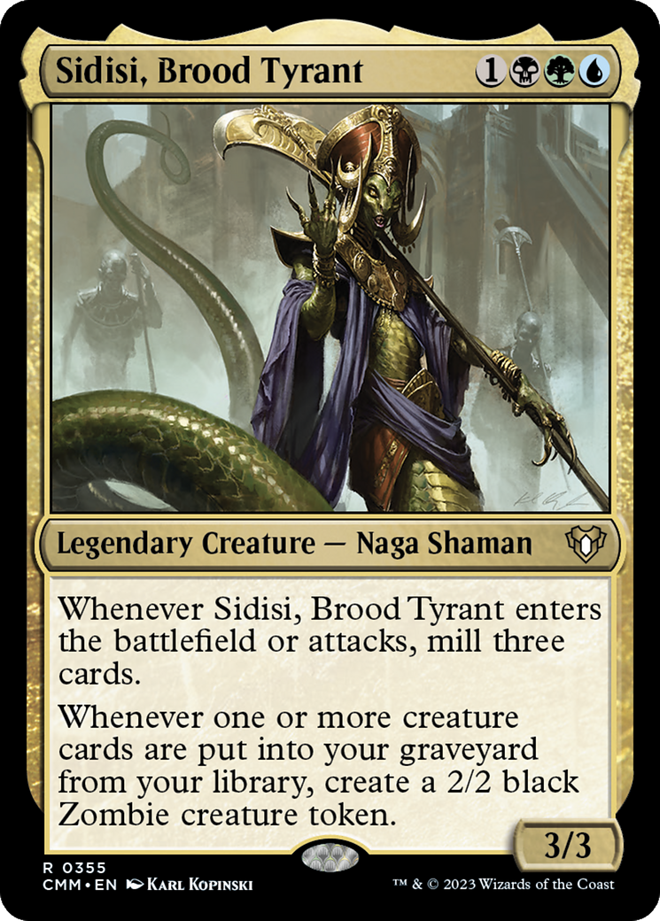 Sidisi, Brood Tyrant [Commander Masters] | Gear Gaming Bentonville