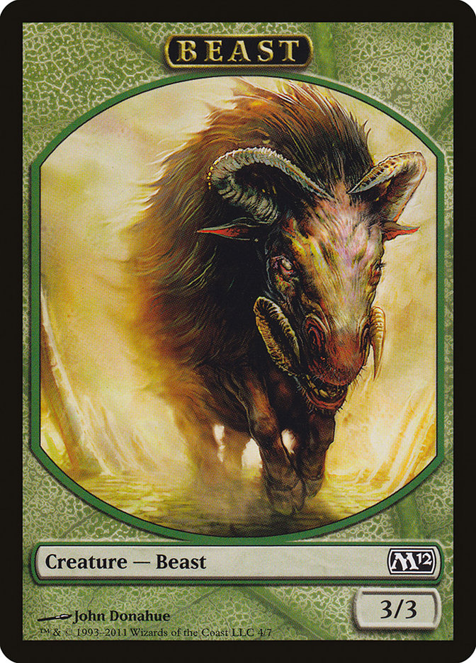 Beast Token [Magic 2012 Tokens] | Gear Gaming Bentonville