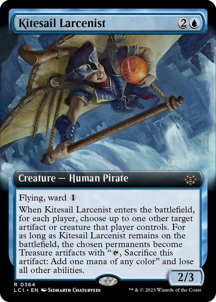 Kitesail Larcenist (Extended Art) [The Lost Caverns of Ixalan] | Gear Gaming Bentonville