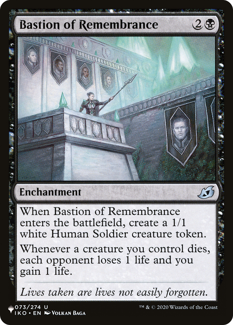 Bastion of Remembrance [The List] | Gear Gaming Bentonville