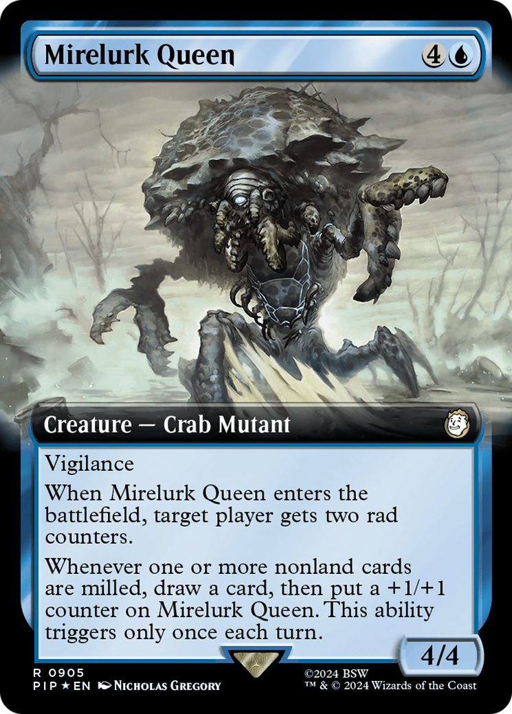 Mirelurk Queen (Extended Art) (Surge Foil) [Fallout] | Gear Gaming Bentonville
