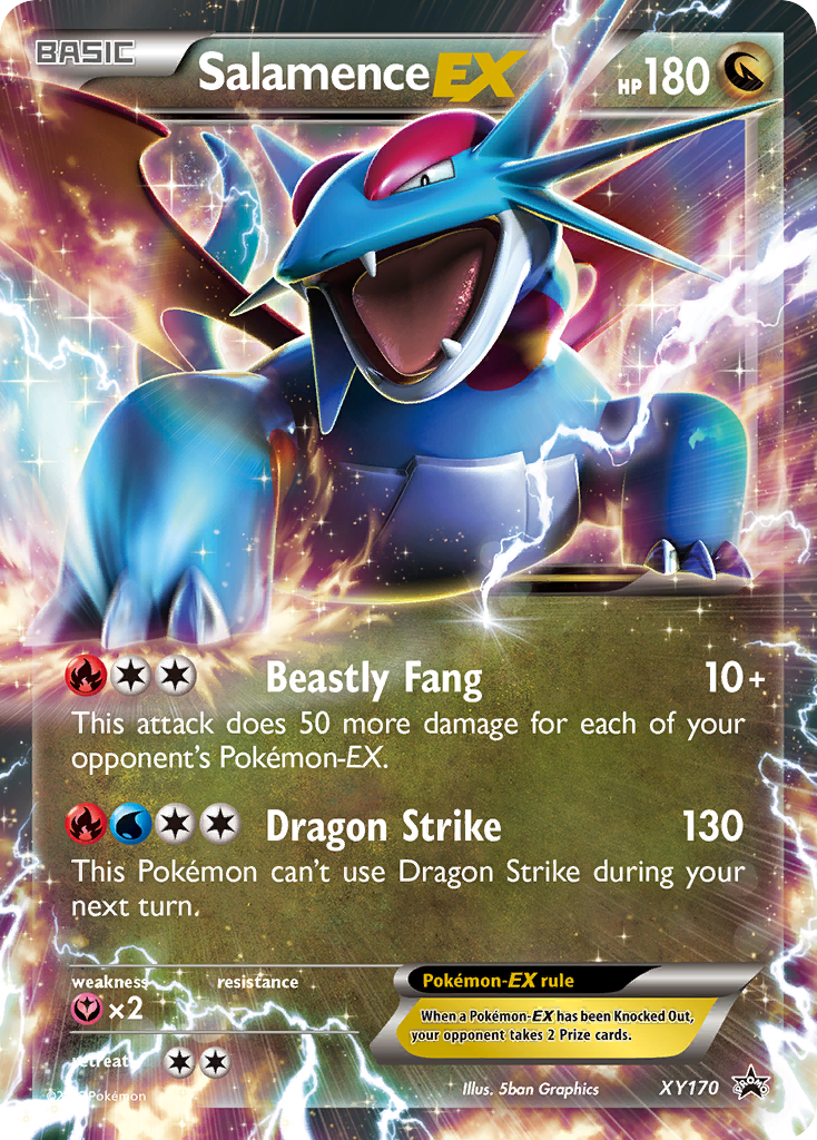 Salamence EX (XY170) [XY: Black Star Promos] | Gear Gaming Bentonville