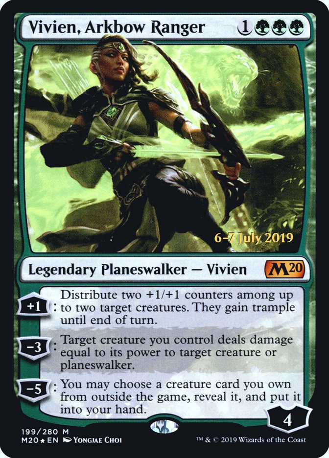Vivien, Arkbow Ranger [Core Set 2020 Prerelease Promos] | Gear Gaming Bentonville