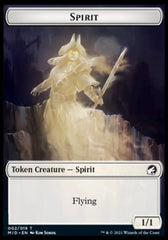 Elephant // Spirit Double-Sided Token [Innistrad: Midnight Hunt Commander Tokens] | Gear Gaming Bentonville