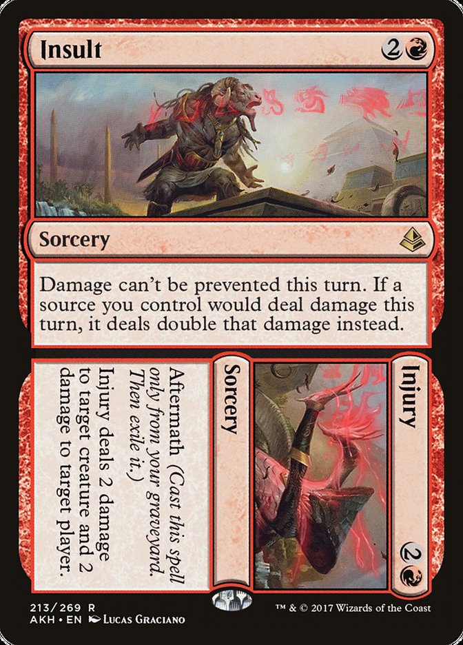 Insult // Injury [Amonkhet] | Gear Gaming Bentonville