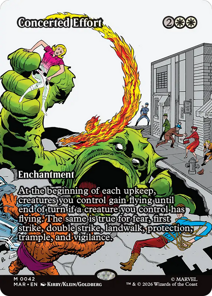 Concerted Effort (Borderless) [Marvel Universe: Eternal-Legal] | Gear Gaming Bentonville