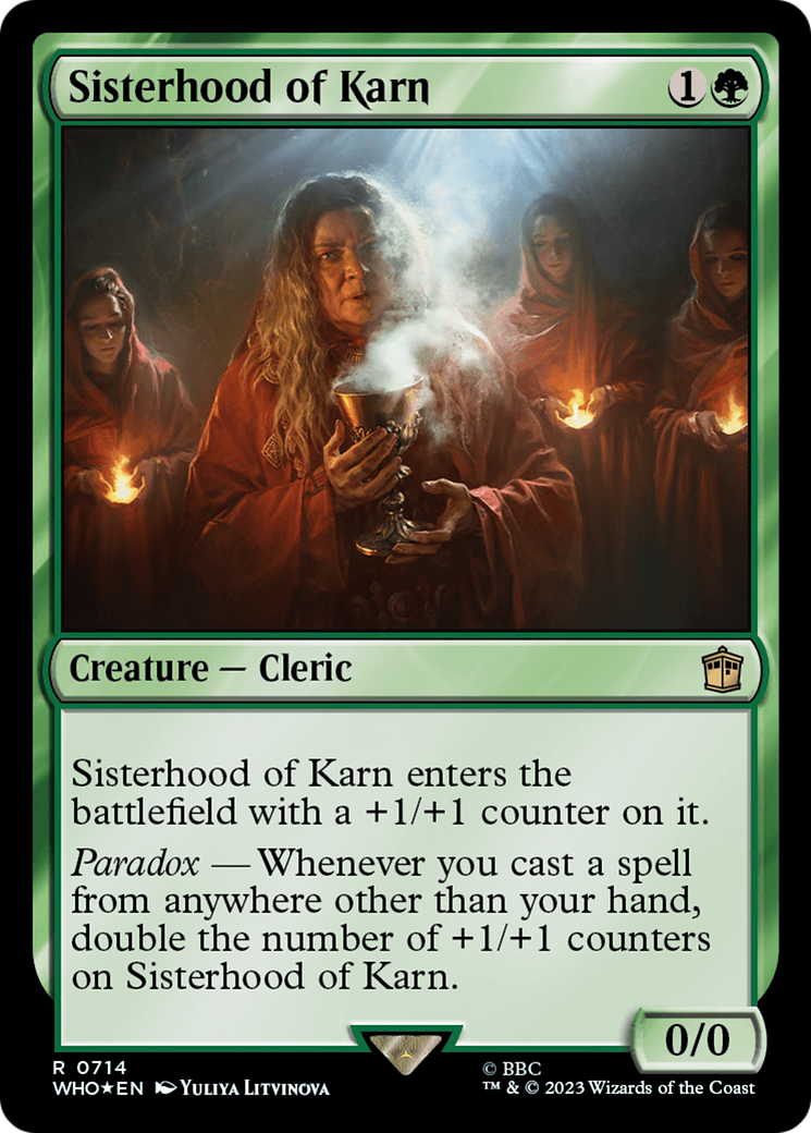 Sisterhood of Karn (Surge Foil) [Doctor Who] | Gear Gaming Bentonville