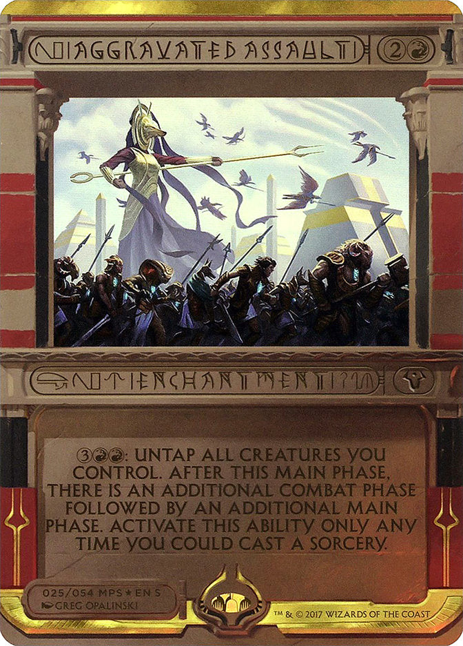Aggravated Assault (Invocation) [Amonkhet Invocations] | Gear Gaming Bentonville