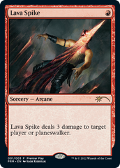 Lava Spike (Premier Play) [Pro Tour Promos] | Gear Gaming Bentonville