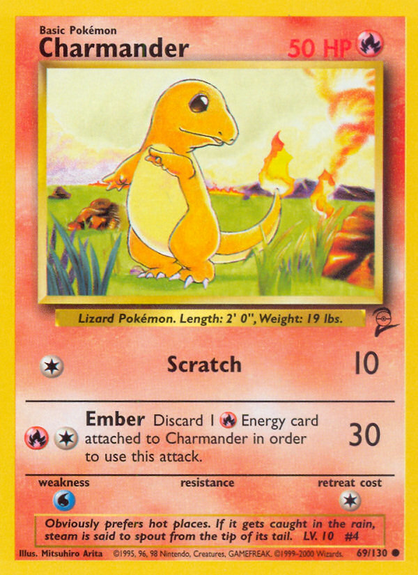 Charmander (69/130) [Base Set 2] | Gear Gaming Bentonville