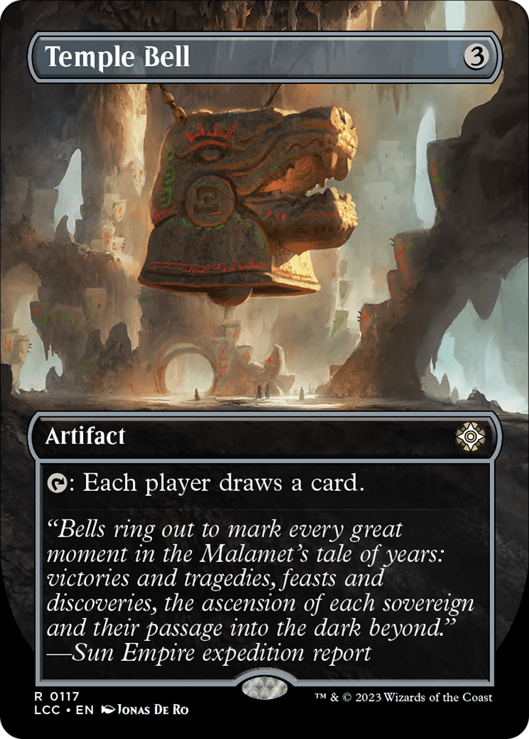 Temple Bell (Borderless) [The Lost Caverns of Ixalan Commander] | Gear Gaming Bentonville