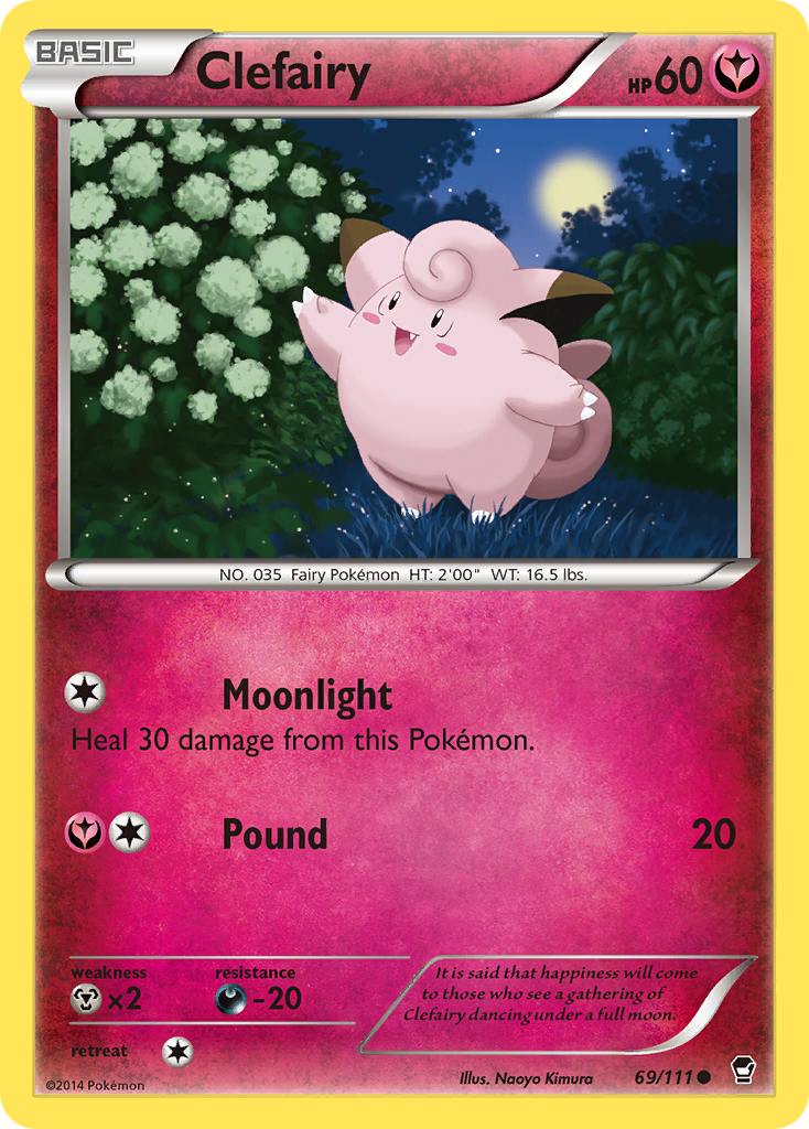 Clefairy (69/111) [XY: Furious Fists] | Gear Gaming Bentonville