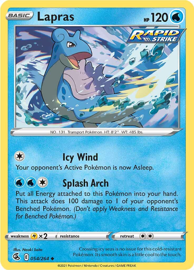 Lapras (054/264) [Sword & Shield: Fusion Strike] | Gear Gaming Bentonville