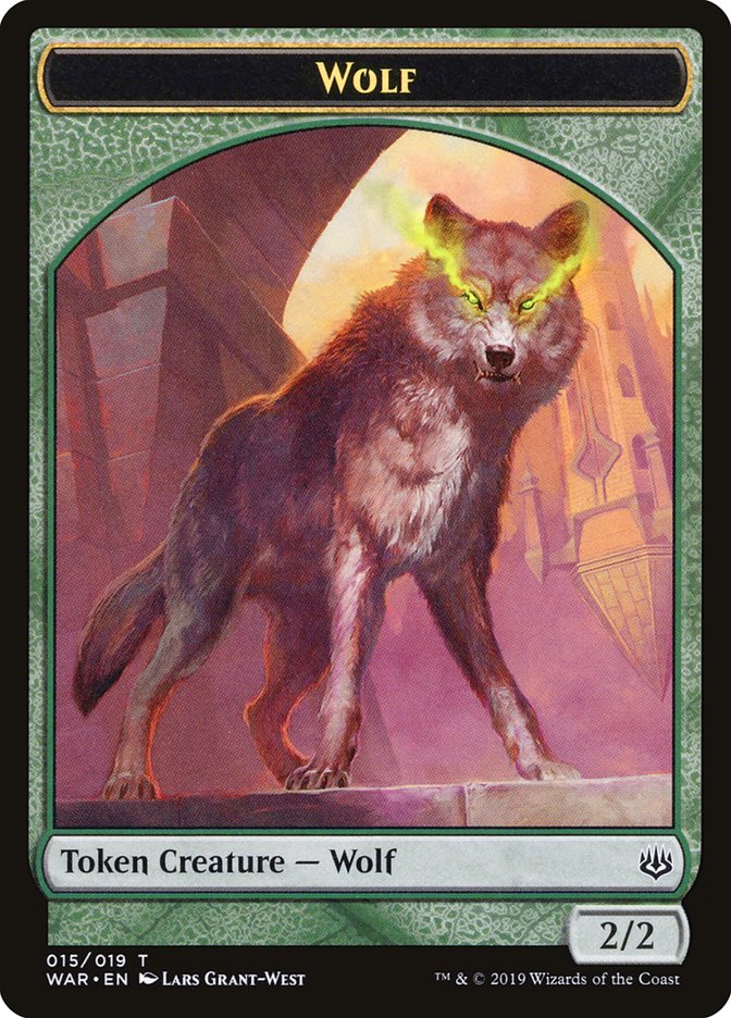 Wolf Token [War of the Spark Tokens] | Gear Gaming Bentonville