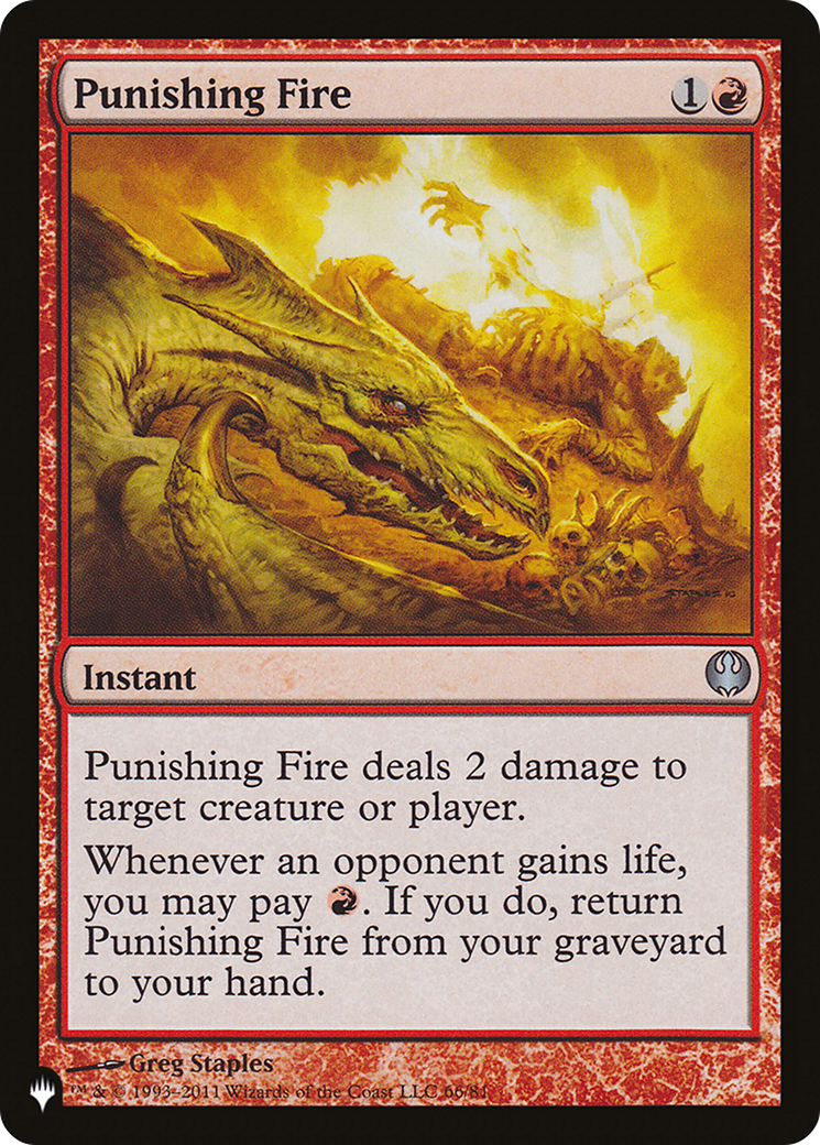 Punishing Fire [The List Reprints] | Gear Gaming Bentonville