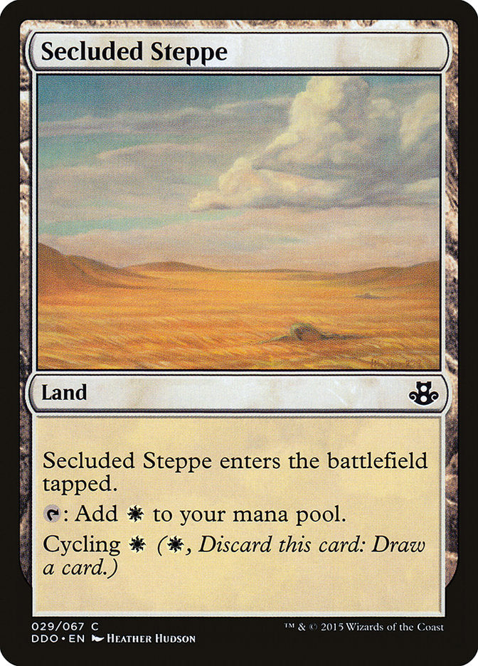 Secluded Steppe [Duel Decks: Elspeth vs. Kiora] | Gear Gaming Bentonville