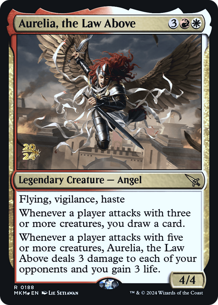 Aurelia, the Law Above [Murders at Karlov Manor Prerelease Promos] | Gear Gaming Bentonville