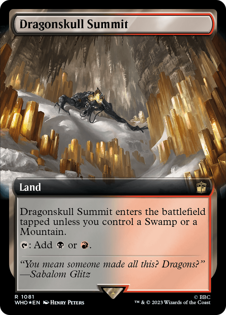 Dragonskull Summit (Extended Art) (Surge Foil) [Doctor Who] | Gear Gaming Bentonville