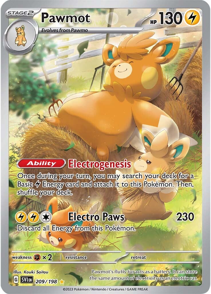 Pawmot (209/198) [Scarlet & Violet: Base Set] | Gear Gaming Bentonville