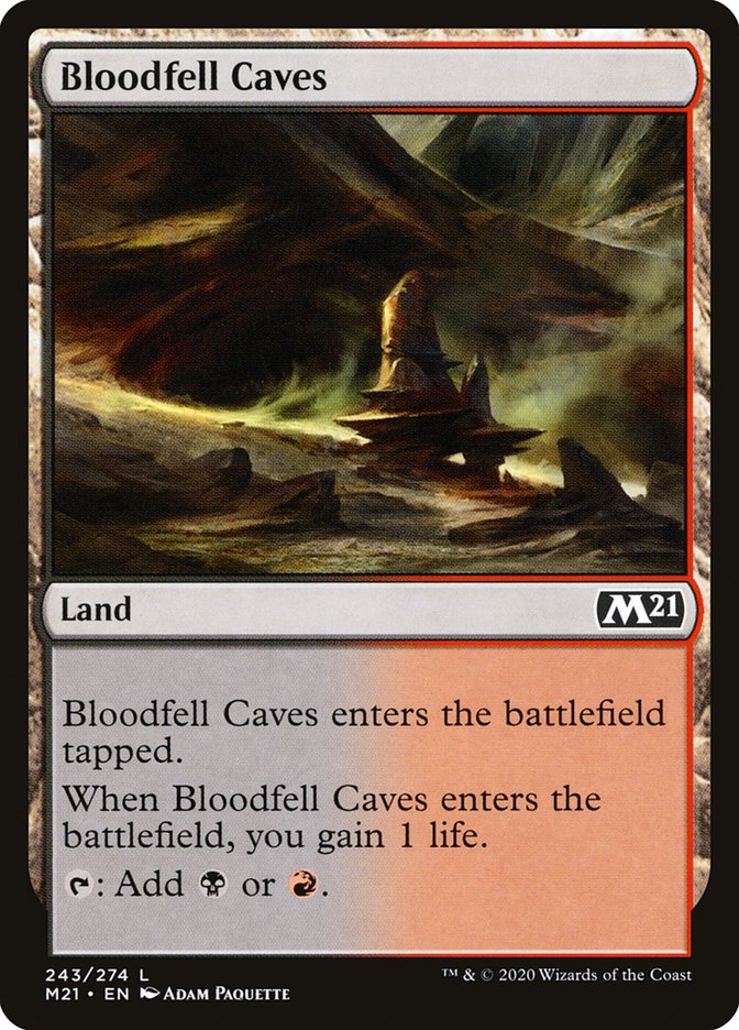 Bloodfell Caves [Core Set 2021] | Gear Gaming Bentonville