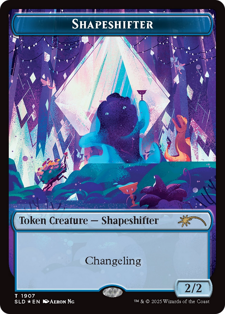 Shapeshifter Token (1907) (Double Rainbow Foil) [Secret Lair Drop Series] | Gear Gaming Bentonville