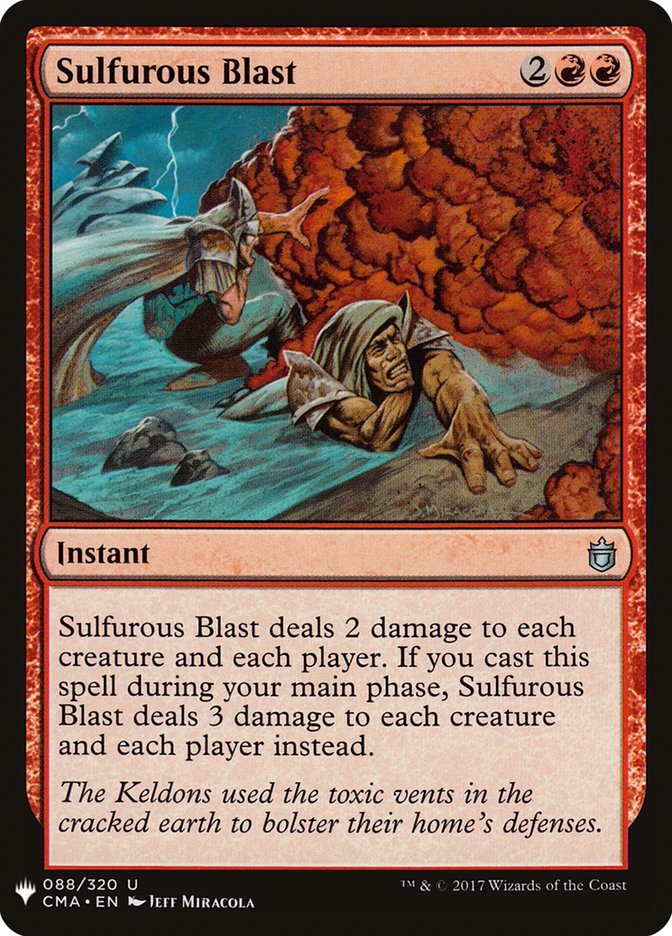 Sulfurous Blast [Mystery Booster] | Gear Gaming Bentonville