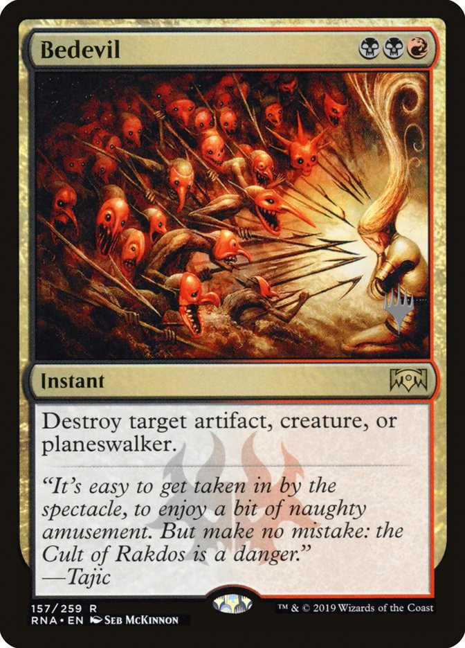 Bedevil (Promo Pack) [Ravnica Allegiance Promos] | Gear Gaming Bentonville