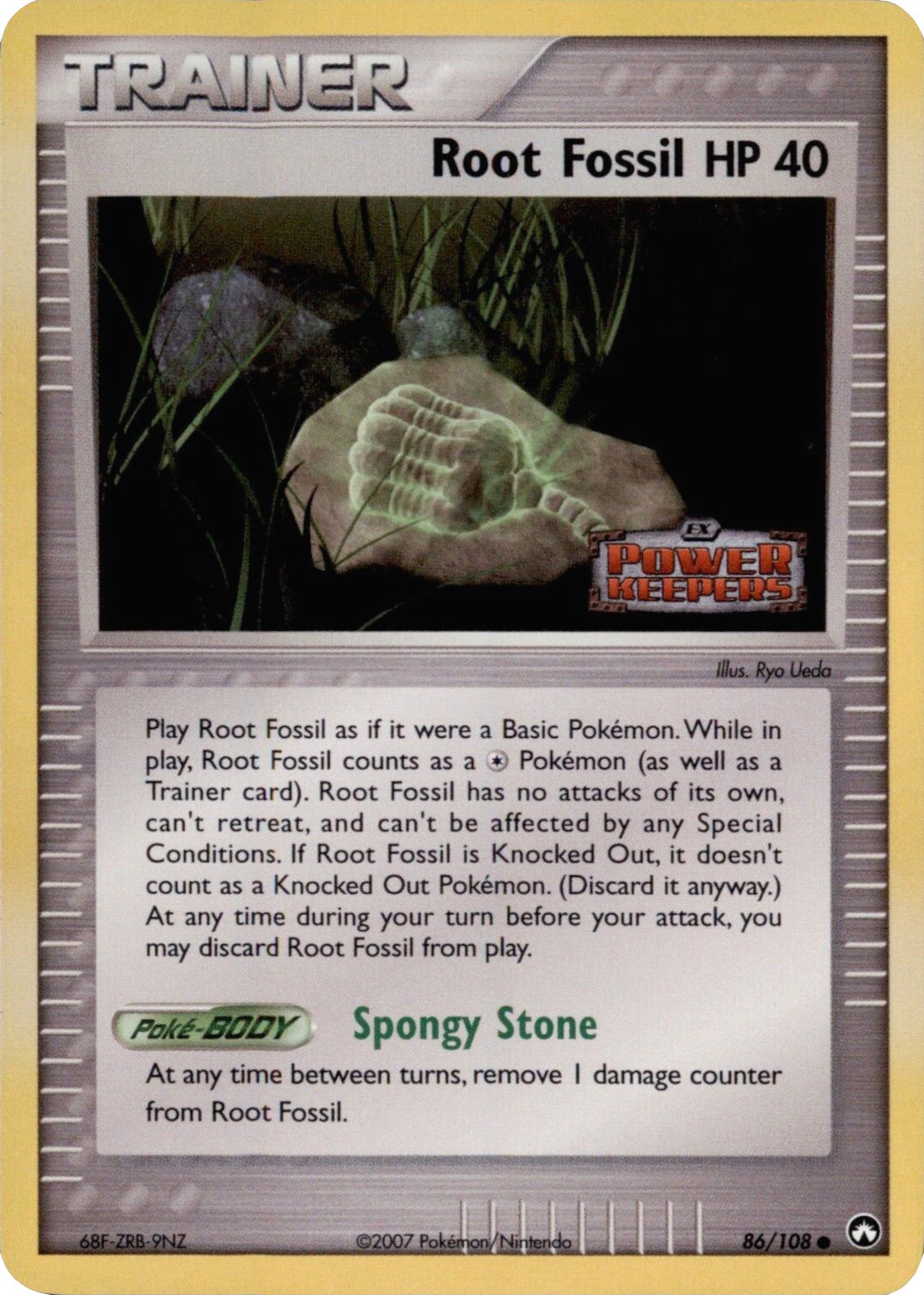 Root Fossil (86/108) (Stamped) [EX: Power Keepers] | Gear Gaming Bentonville