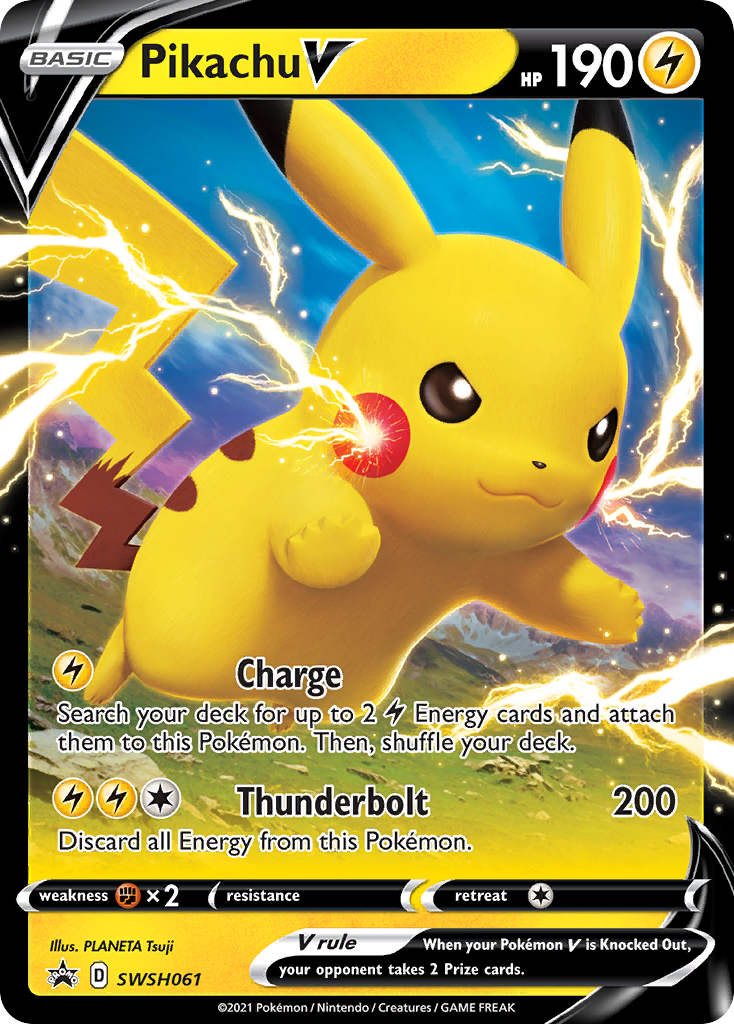 Pikachu V (SWSH061) [Sword & Shield: Black Star Promos] | Gear Gaming Bentonville