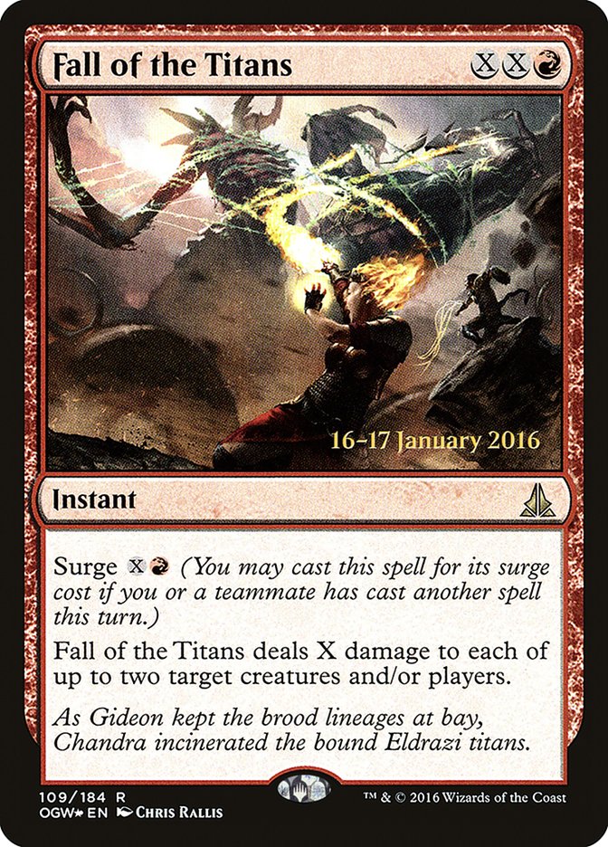 Fall of the Titans [Oath of the Gatewatch Prerelease Promos] | Gear Gaming Bentonville