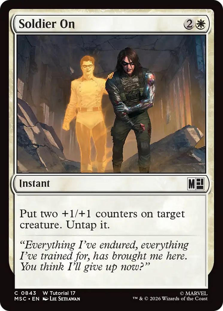 Soldier On [Marvel Super Heroes Commander] | Gear Gaming Bentonville