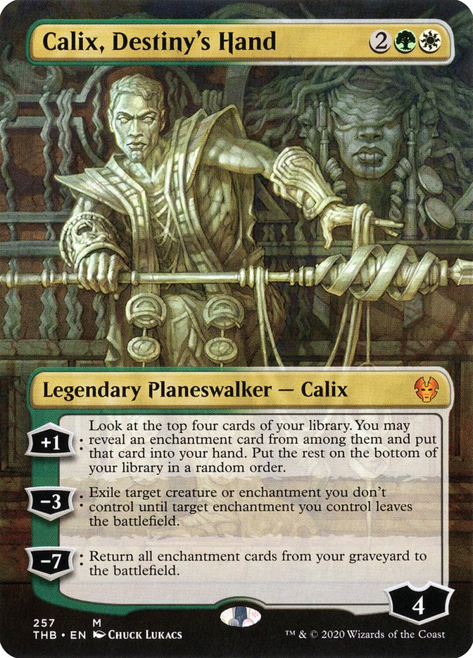 Calix, Destiny's Hand (Borderless) [Theros Beyond Death] | Gear Gaming Bentonville
