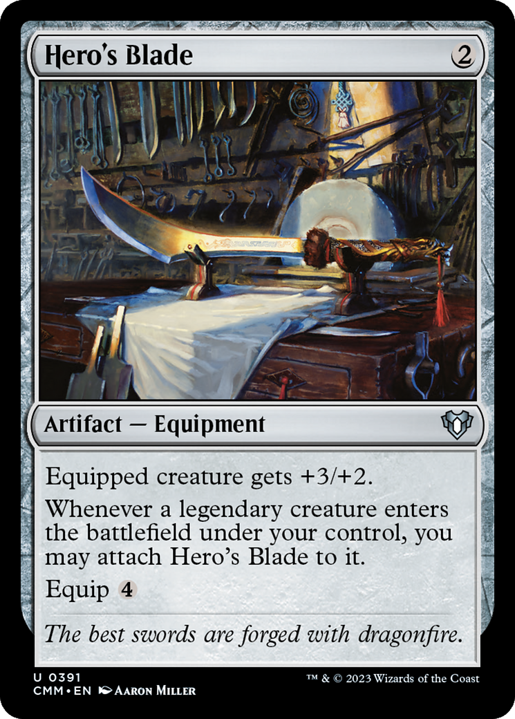 Hero's Blade [Commander Masters] | Gear Gaming Bentonville