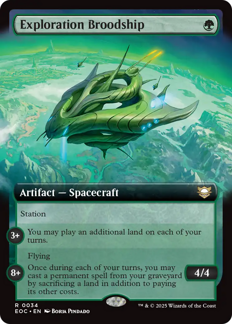 Exploration Broodship (Extended Art) [Edge of Eternities Commander] | Gear Gaming Bentonville