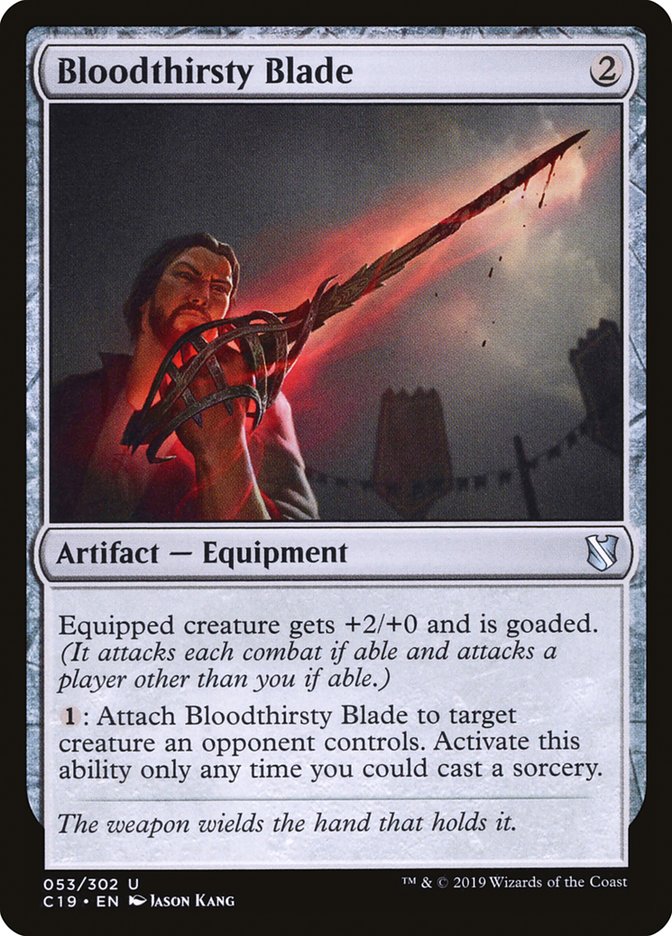 Bloodthirsty Blade [Commander 2019] | Gear Gaming Bentonville