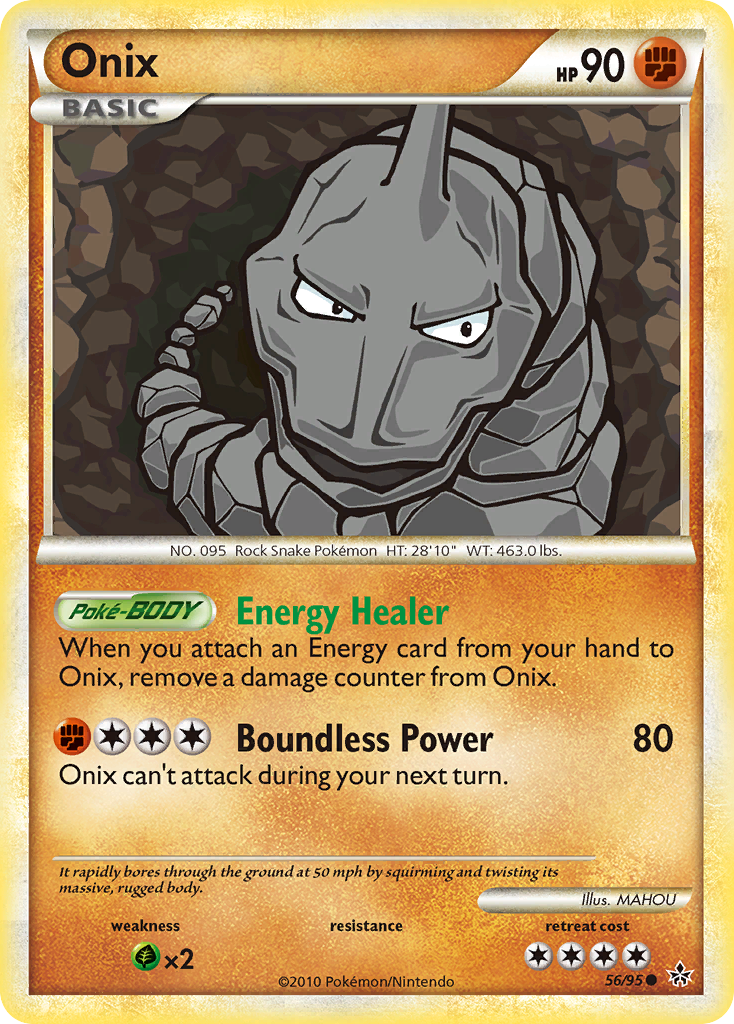 Onix (56/95) [HeartGold & SoulSilver: Unleashed] | Gear Gaming Bentonville