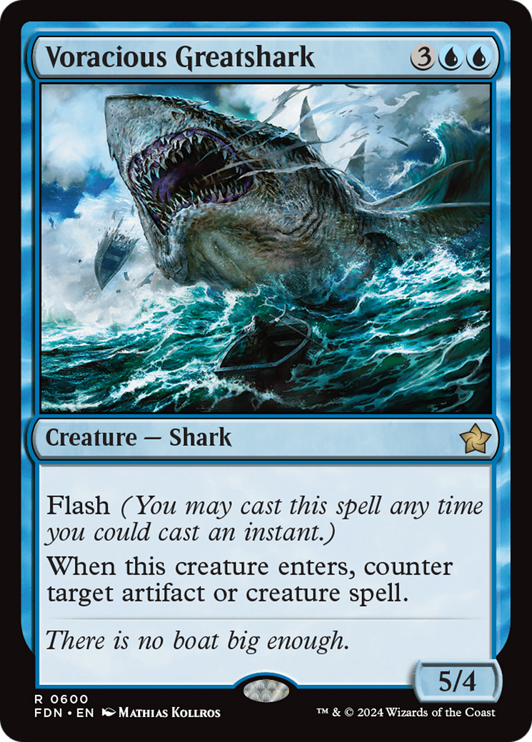 Voracious Greatshark [Foundations] | Gear Gaming Bentonville