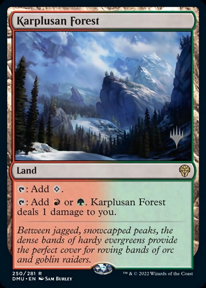 Karplusan Forest (Promo Pack) [Dominaria United Promos] | Gear Gaming Bentonville