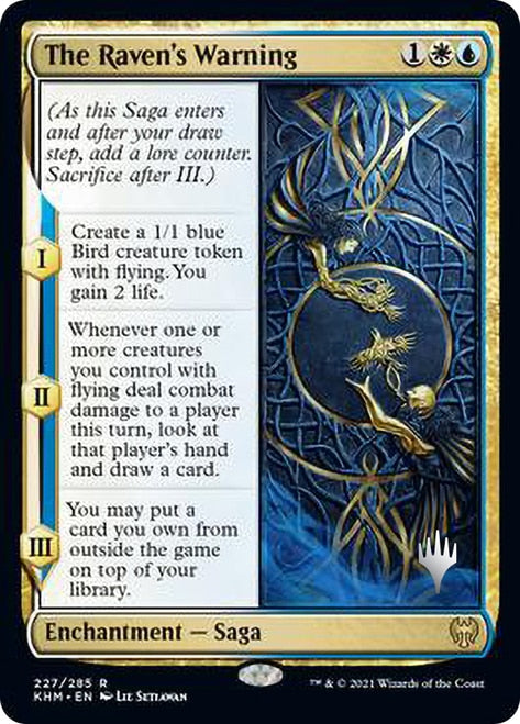 The Raven's Warning (Promo Pack) [Kaldheim Promos] | Gear Gaming Bentonville